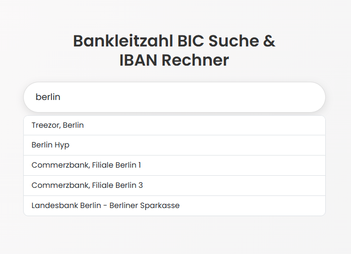 Mit bankleitzahlen.de findest du deine BLZ schnell und einfach. Symbolische Darstellung einer Bankleitzahl-Suche